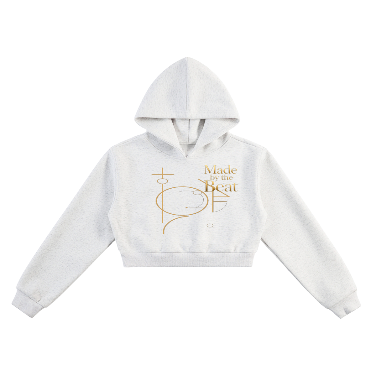 Made by the Beat Cropped Hoodie
