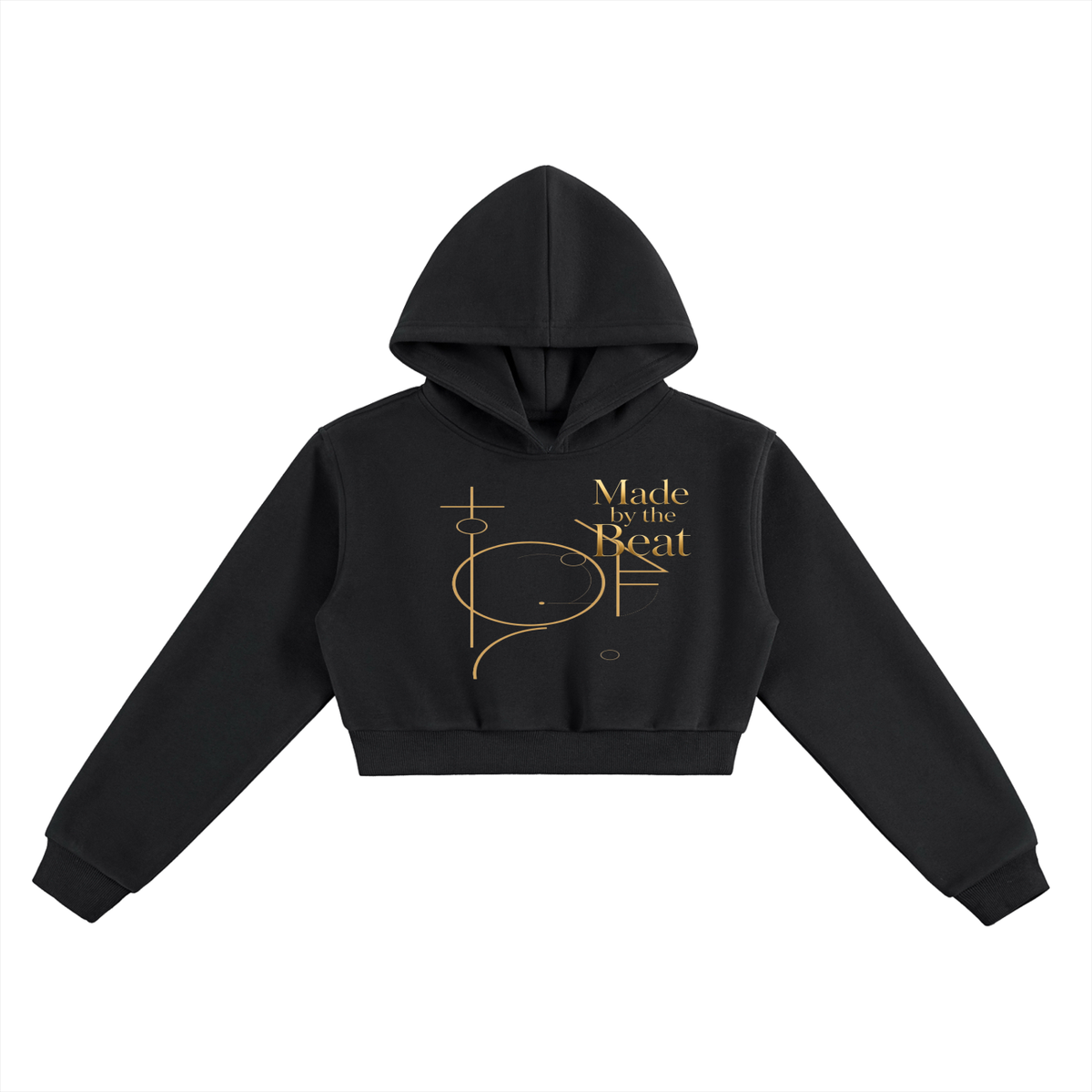 Made by the Beat Cropped Hoodie