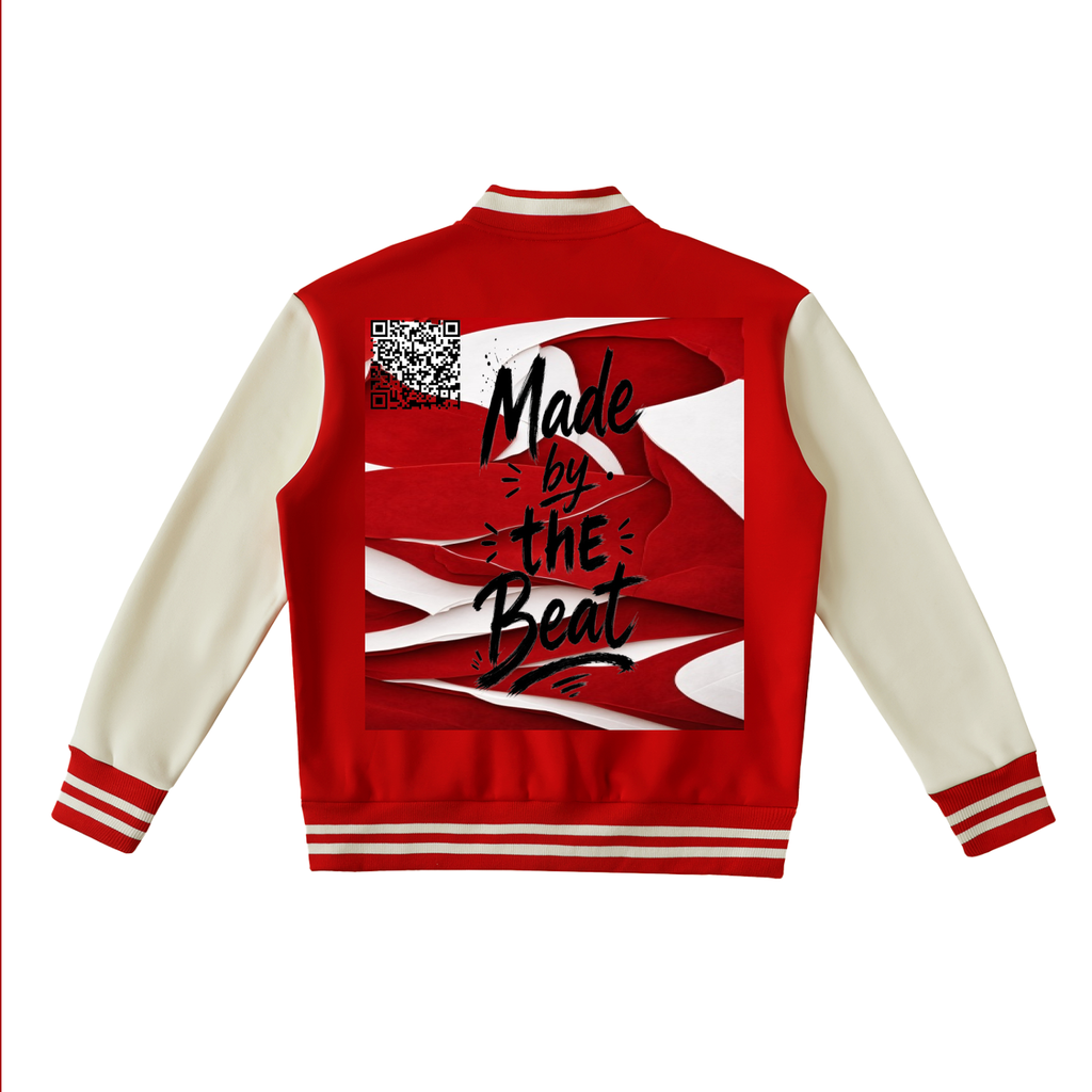 Made by the Beat Two-Tone Fleeced Varsity Jacket