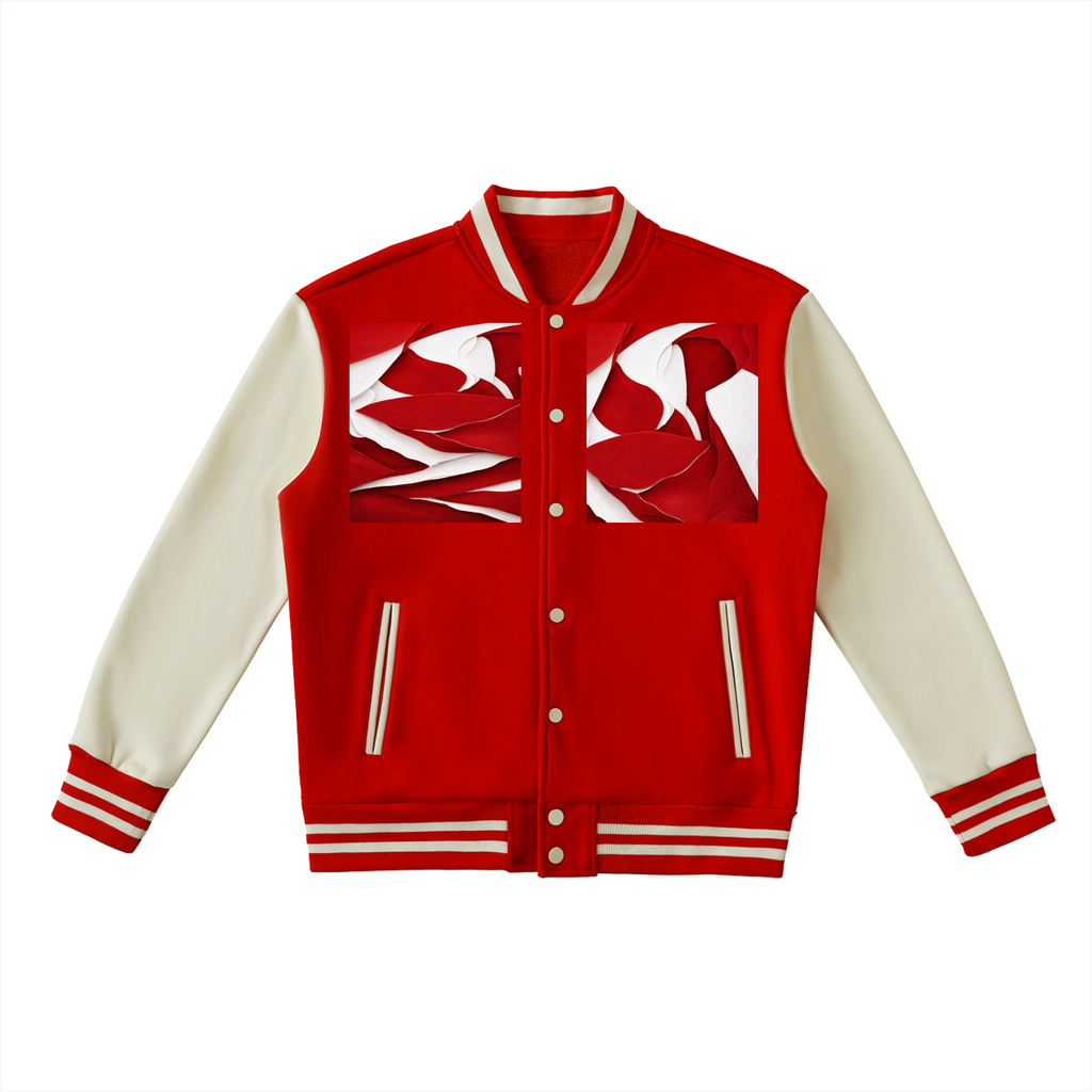 Made by the Beat Two-Tone Fleeced Varsity Jacket