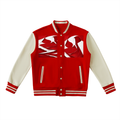 Made by the Beat Two-Tone Fleeced Varsity Jacket