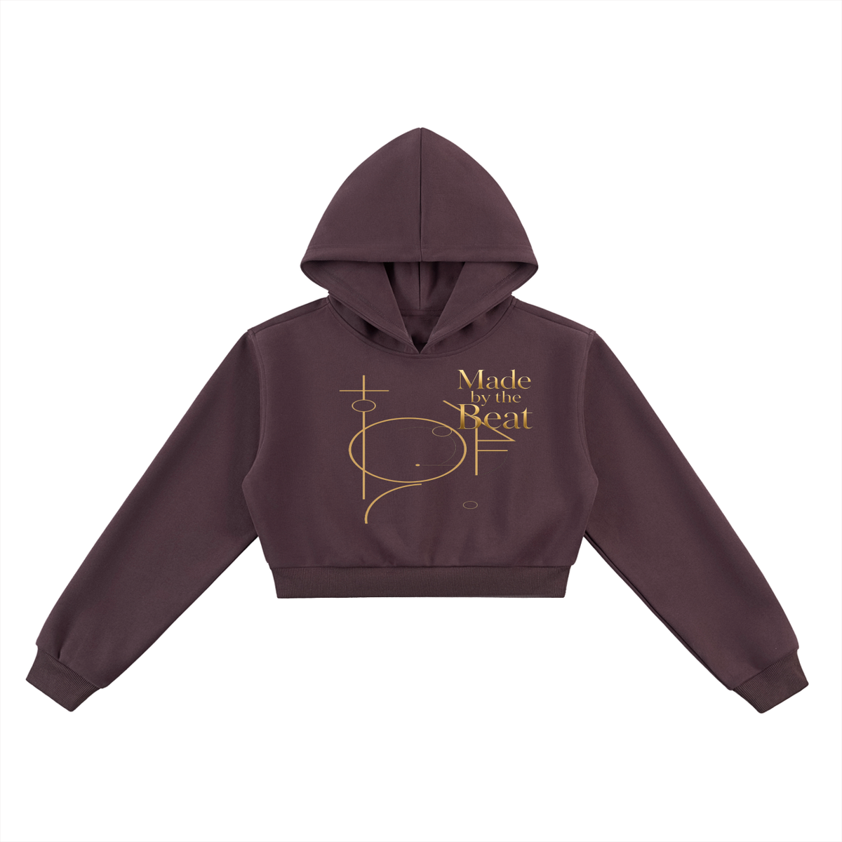 Made by the Beat Cropped Hoodie