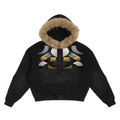 Made by the Beat Detachable Fur Hoodie